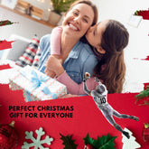 MoonArt Personalized Name Football Ornaments 2023, Customized Football Christmas Ornaments Wood Ornament Christmas Tree Hanging Ornament Pine Tree Decorations for Kid Couple Friends Family, Red (FB14)